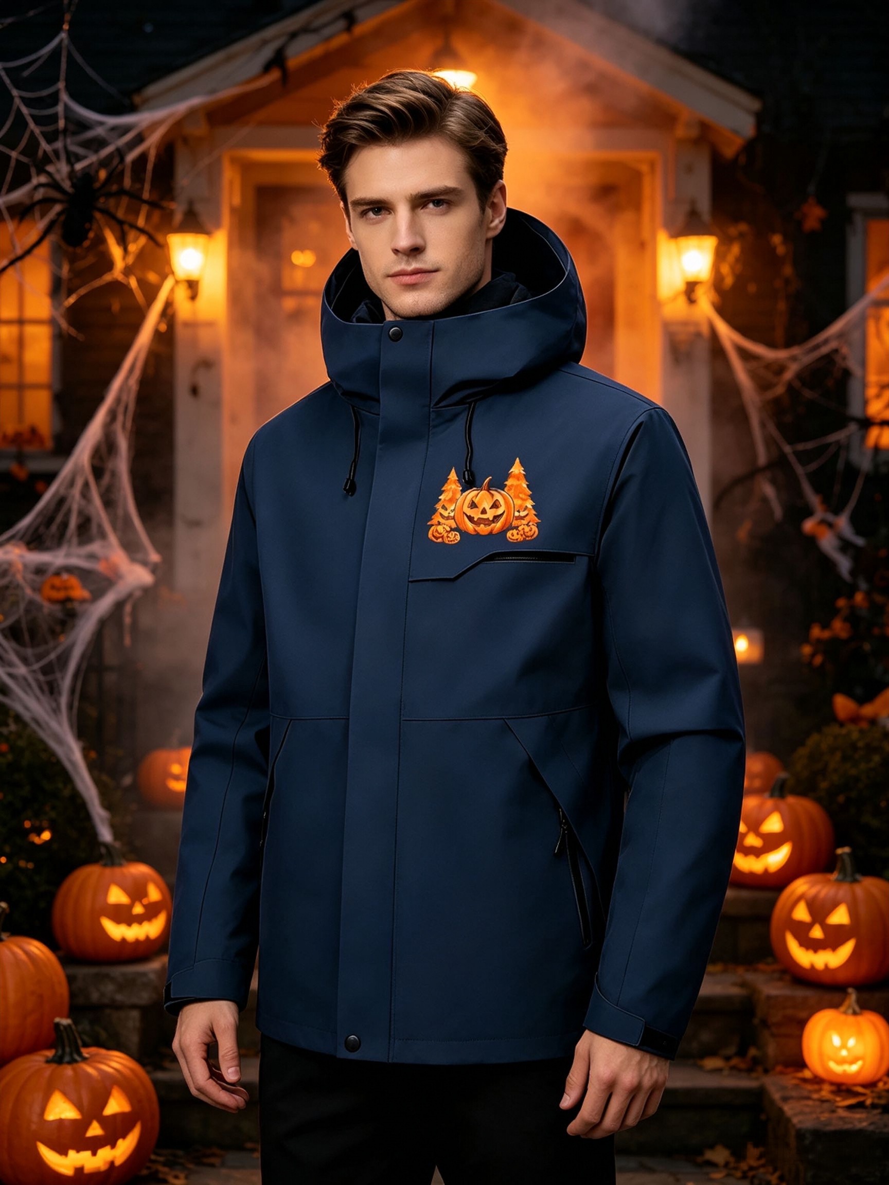 Cycling Commute Jacket - Męska kurtka z kapturem na jesień