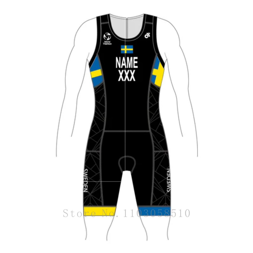 Cycling Commute Shorts - Szwedzki strój triathlonowy męski - Personalizowane