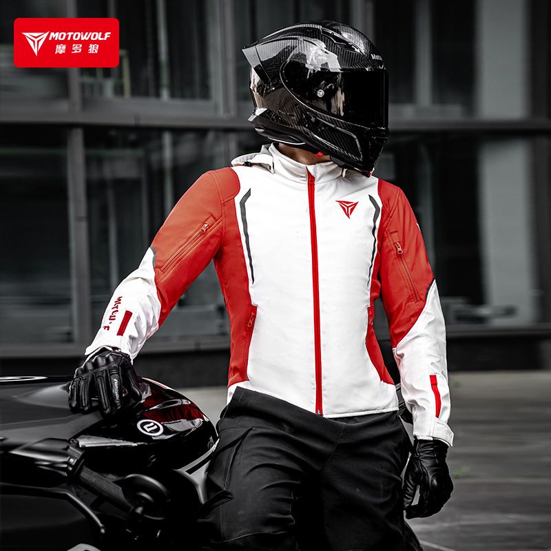 Cycling Commute Jacket - Kurtka motocyklowa MOTOWOLF, wiatrówka, oddychająca, ciepła,