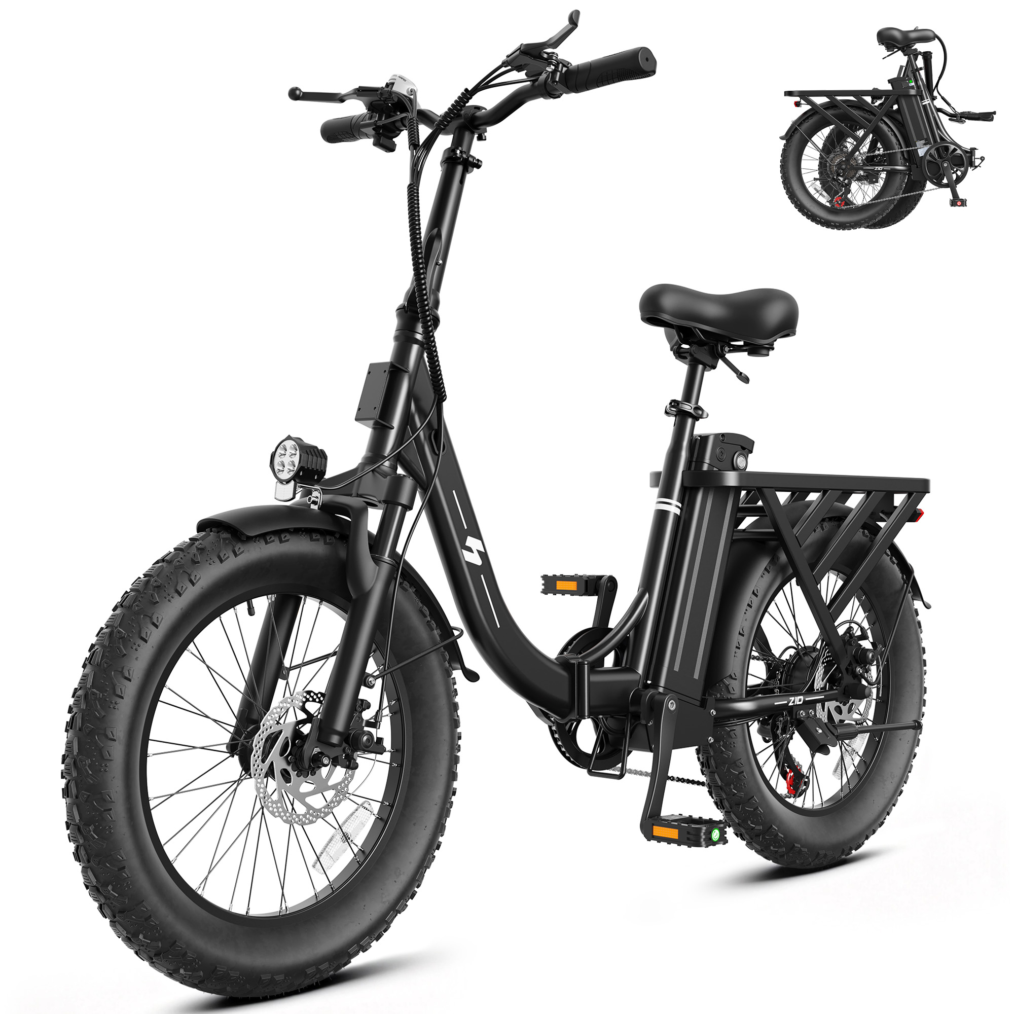 Commuting With Bike - Rower elektryczny składany Hopepeak Z10 dla